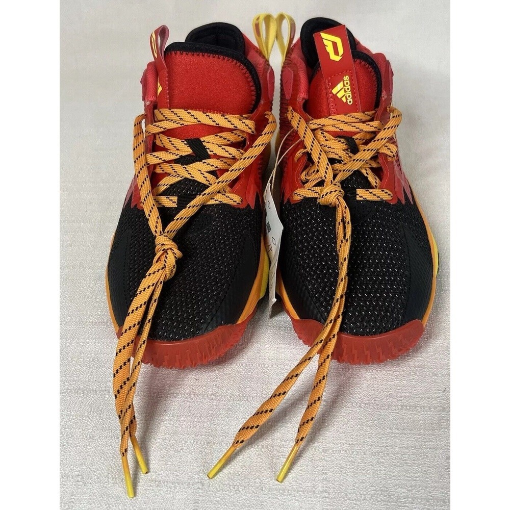 Adidas Dame 8 Mr. Incredibles Basketball Shoes Mens 6.5 Disney Pixar Red Yellow - Picture 9 of 15